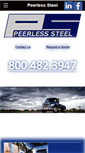 Mobile Screenshot of peerlesssteel.com